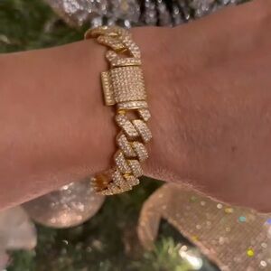 Sterling silver moissanite with gold overlay